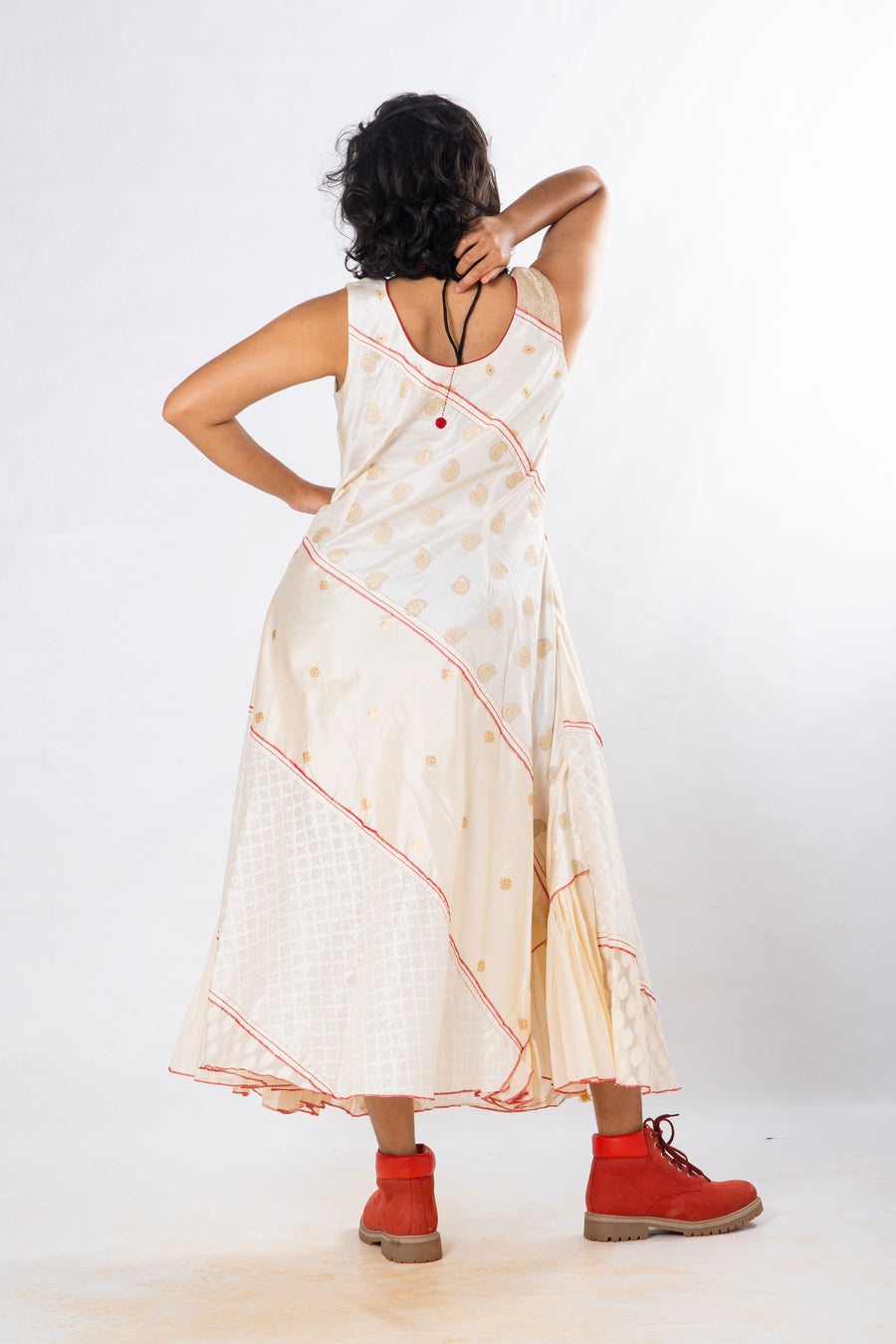 Upcycled Silk Dress - AARNAVI