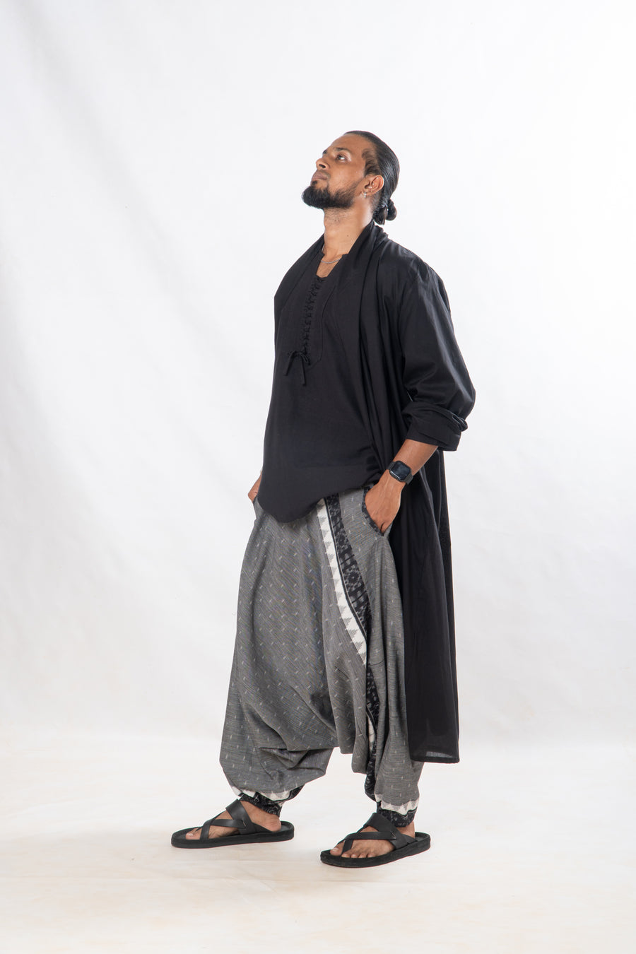 Menswear Set of 3- Black Grey Summer Organic Cotton Set