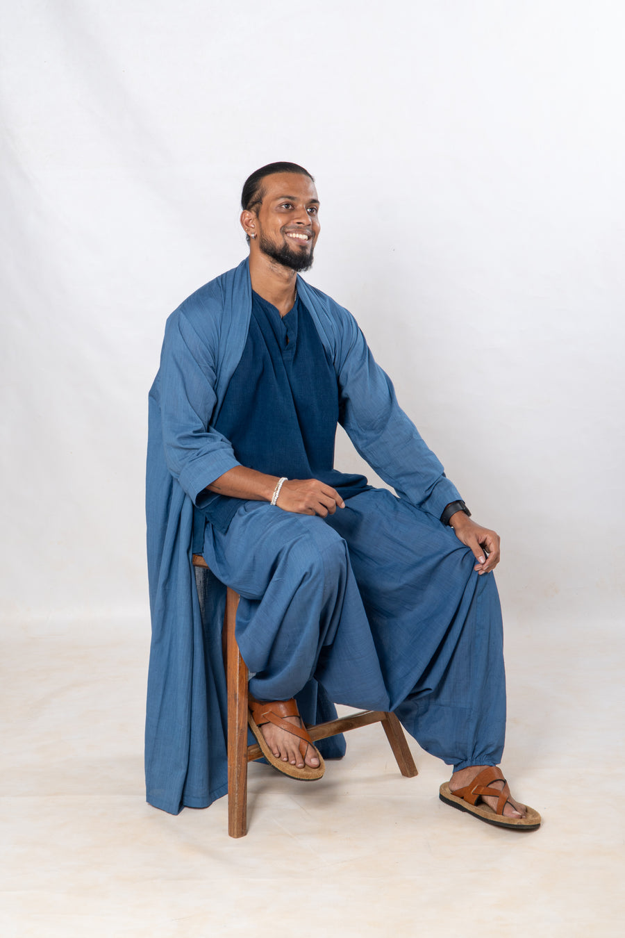 Menswear Set of 3- Blue Summer Organic Cotton Set