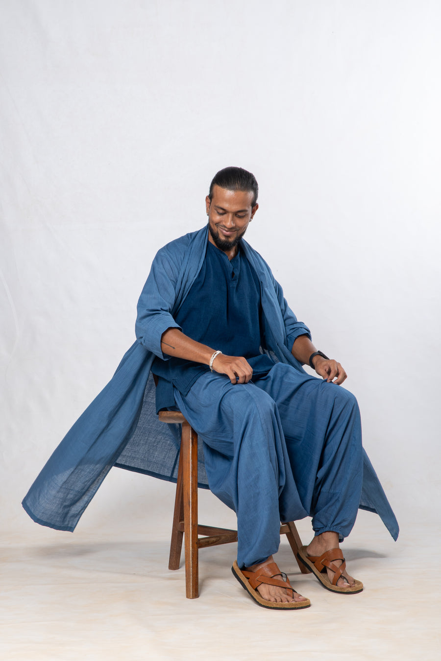 Menswear Set of 3- Blue Summer Organic Cotton Set