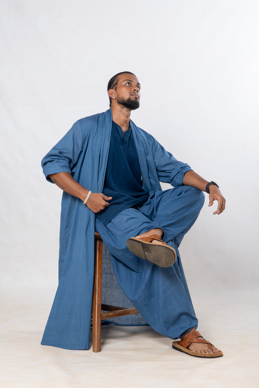 Menswear Set of 3- Blue Summer Organic Cotton Set