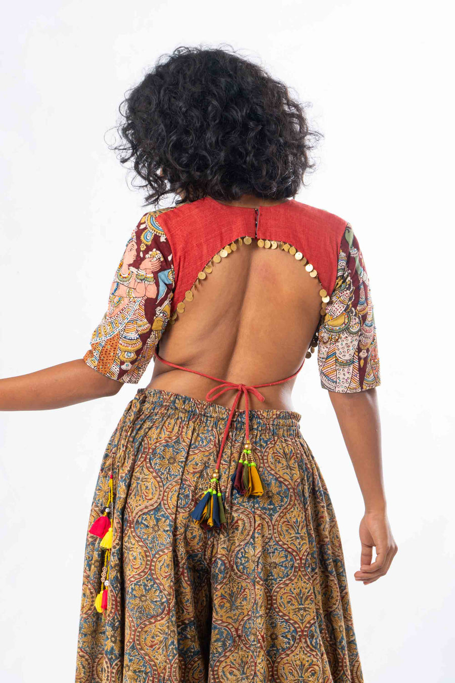 Set of 2- Illa Kalamkari Palazzo & Blouse