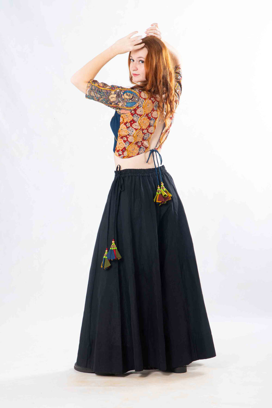 Set of 2- Jeeva Pazzao & Kalamkari Blouse