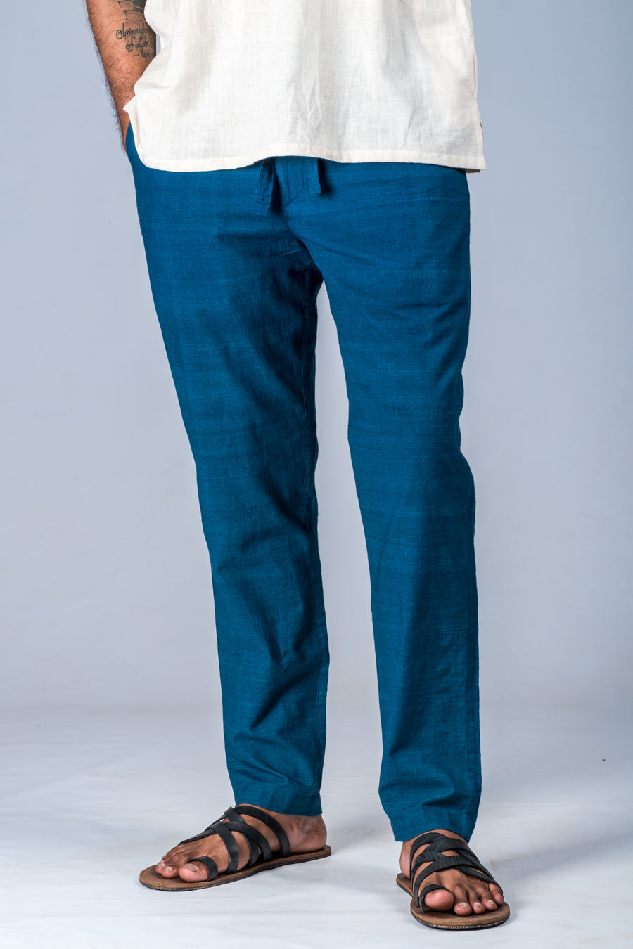 Malkha Indigo Handwoven Pant - David