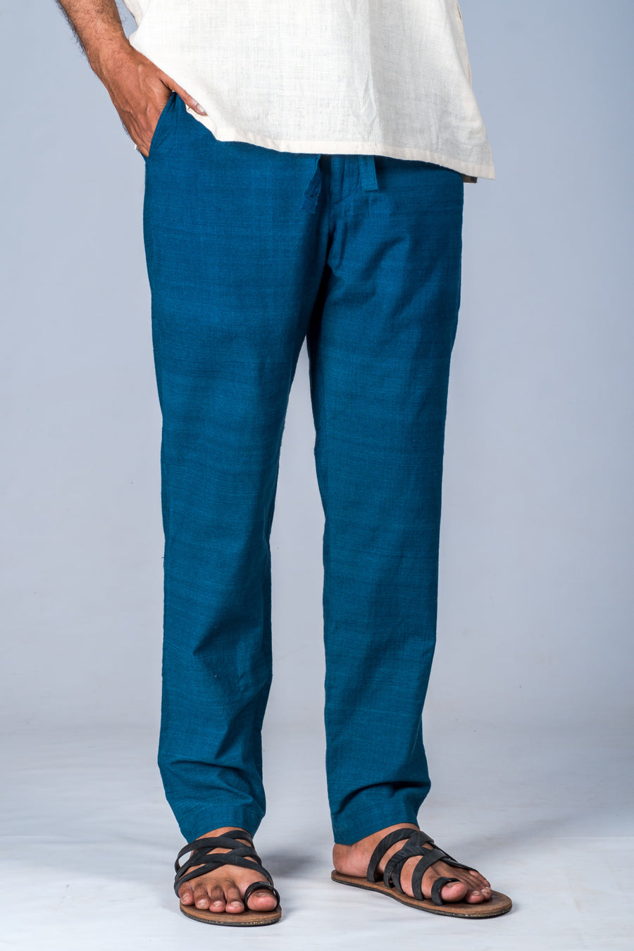 Malkha Indigo Handwoven Pant - David