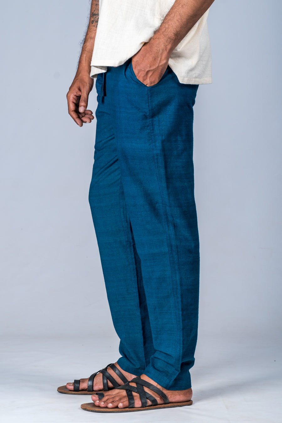 Malkha Indigo Handwoven Pant - David