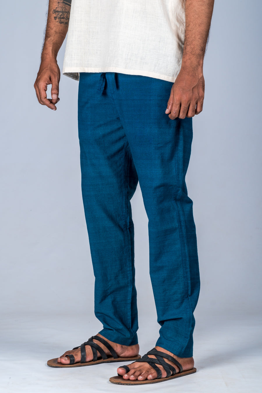 Malkha Indigo Handwoven Pant - David