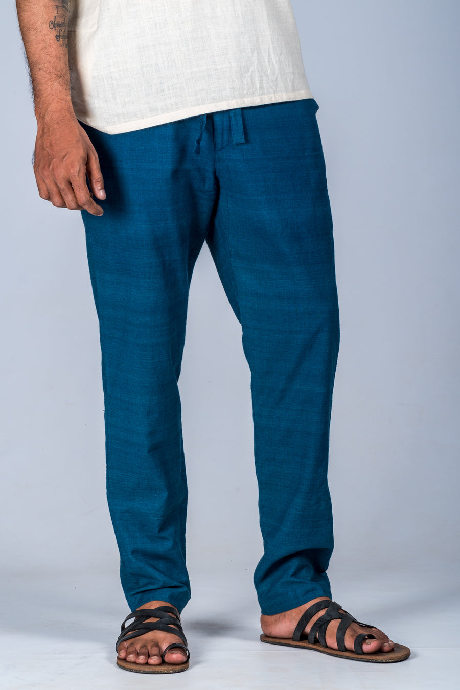 Malkha Indigo Handwoven Pant - David
