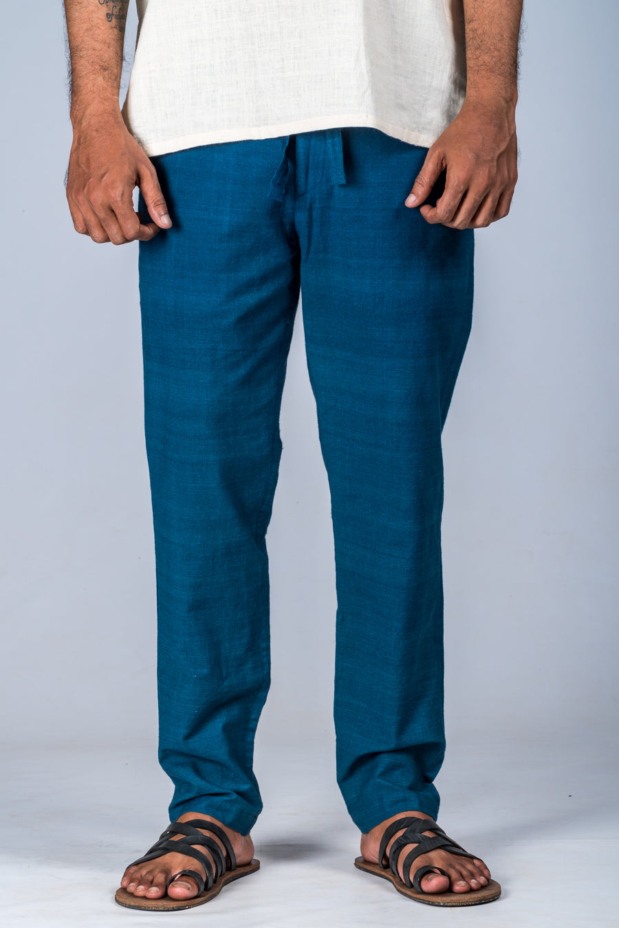 Malkha Indigo Handwoven Pant - David