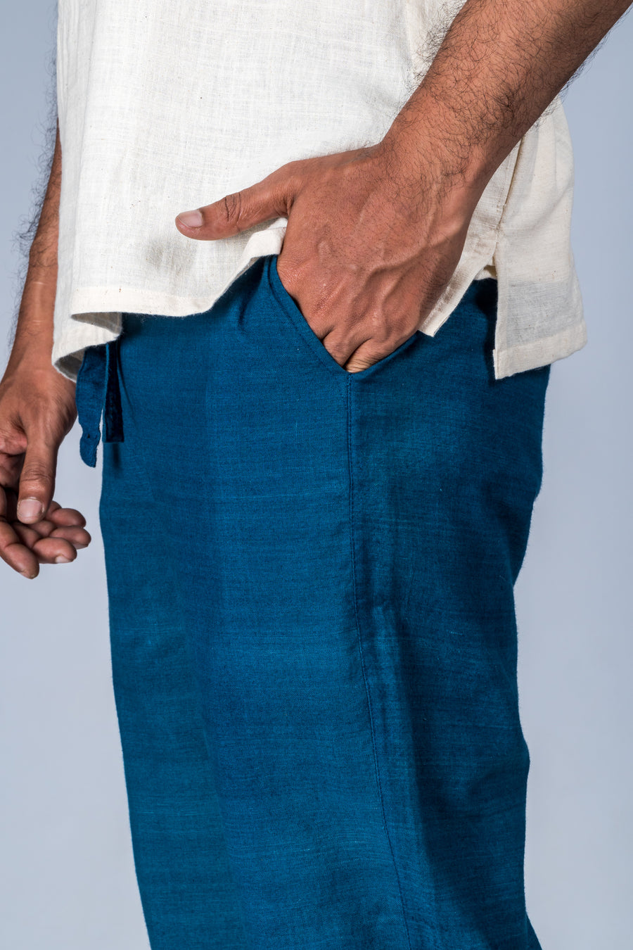Malkha Indigo Handwoven Pant - David