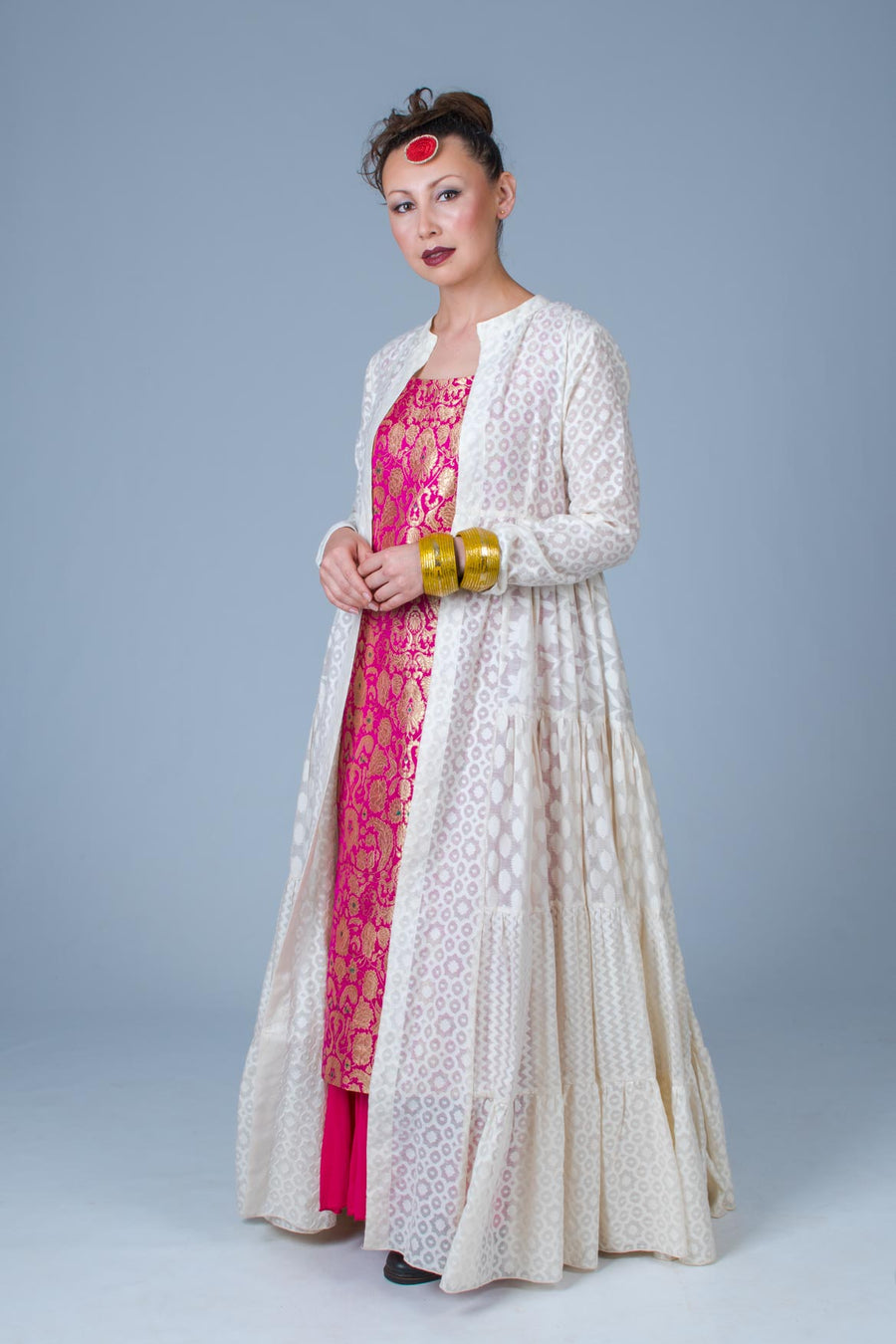 Cotton Cutwork-Kimkhab Set TIA