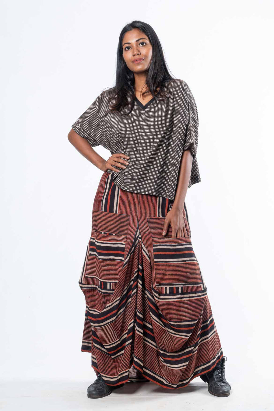 Cotton Print Top - MOON