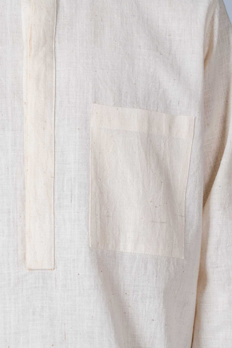 Off-White Handwoven Kurta - ARISTA - Upasana Design Studio