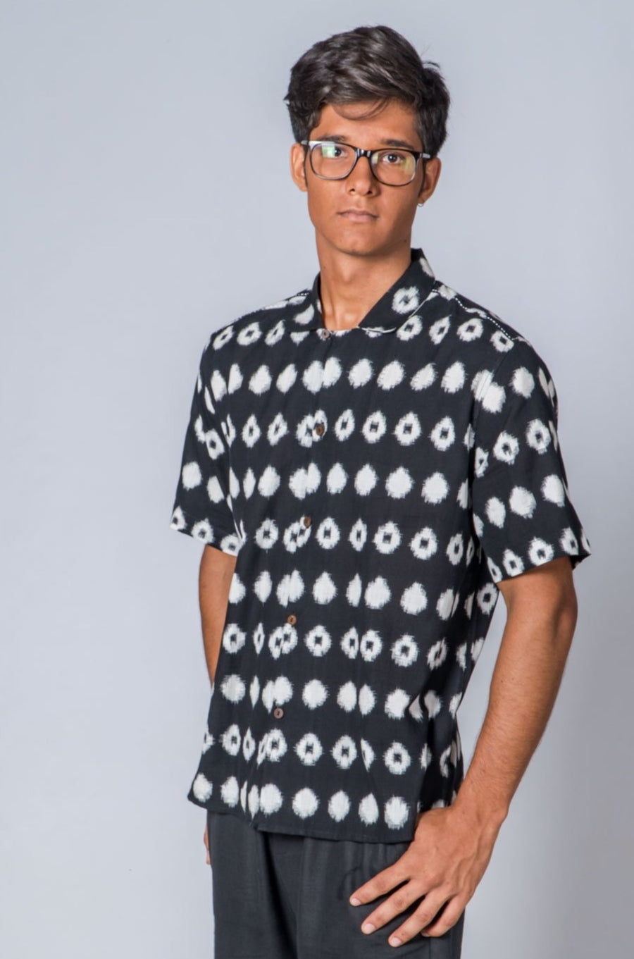 Ikat Handwoven Shirt - RAULPH - Upasana Design Studio