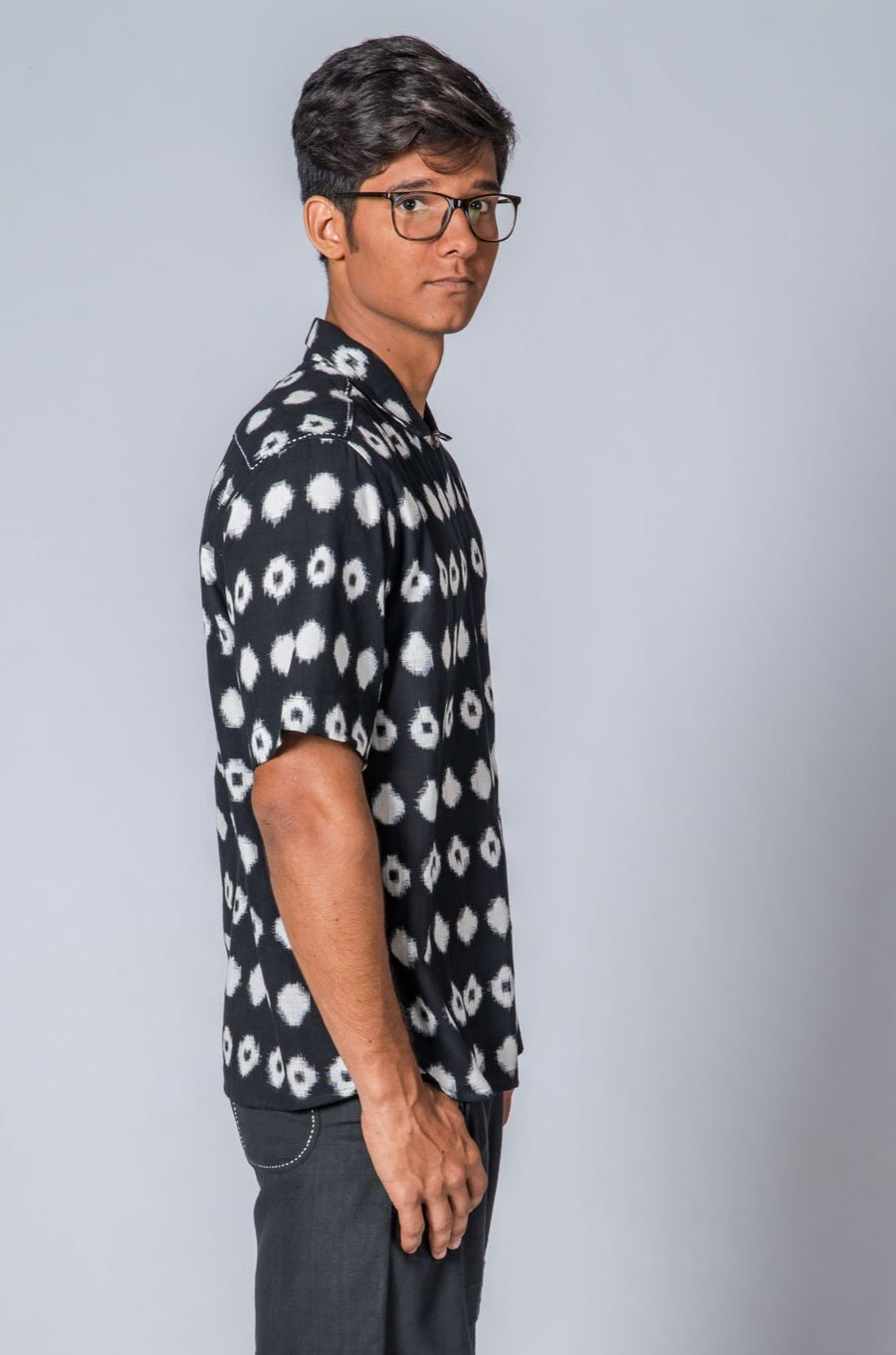 Ikat Handwoven Shirt - RAULPH - Upasana Design Studio