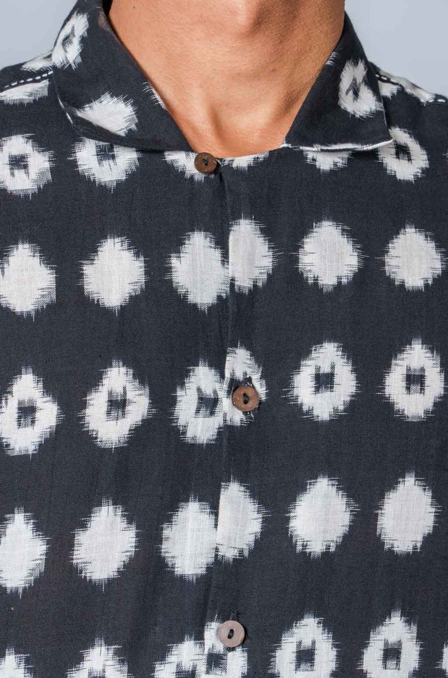 Ikat Handwoven Shirt - RAULPH - Upasana Design Studio