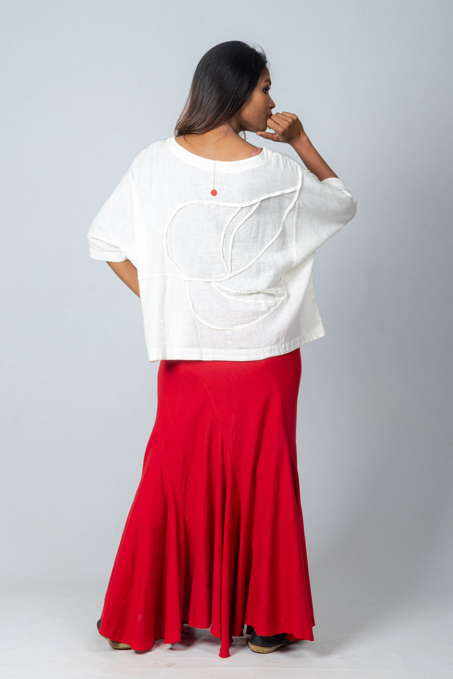 Set of 2- Airaa Top & Kakoli Skirt Set