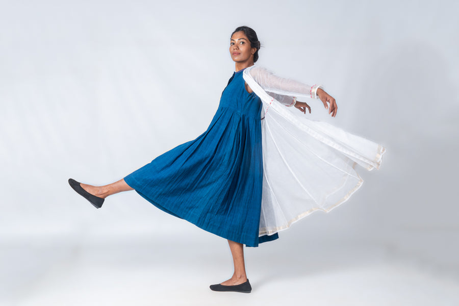 White Cotton Jacket - Neelanjana