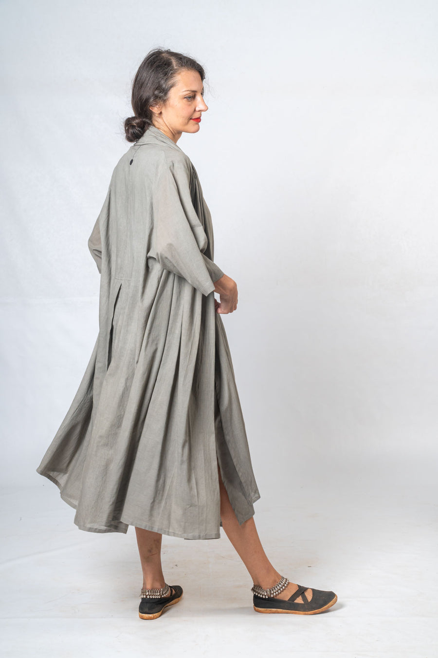 Set of 2- Medicinal Tulsi Dyed Jacket & Dress