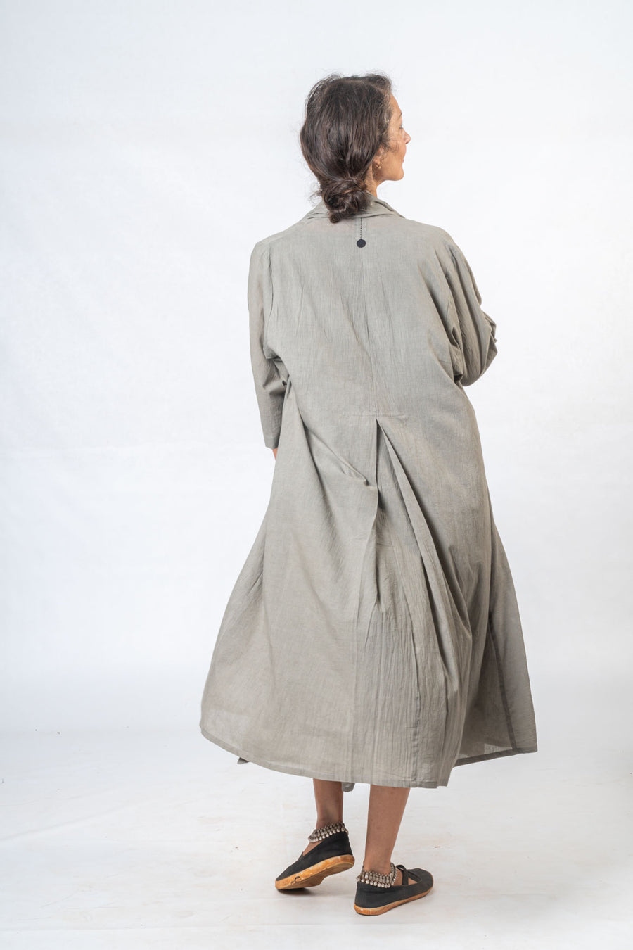 Set of 2- Medicinal Tulsi Dyed Jacket & Dress