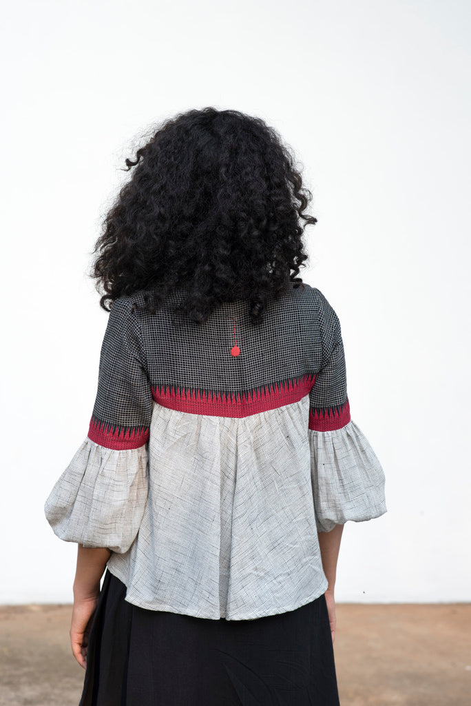 Harika- Handwoven cotton top