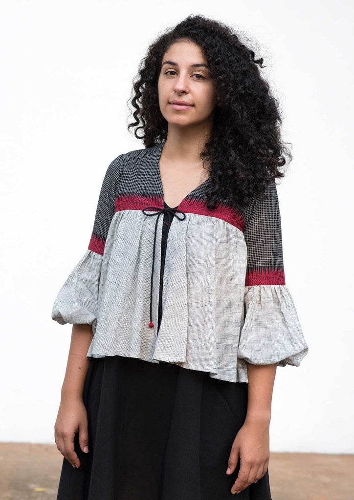Harika- Handwoven cotton top