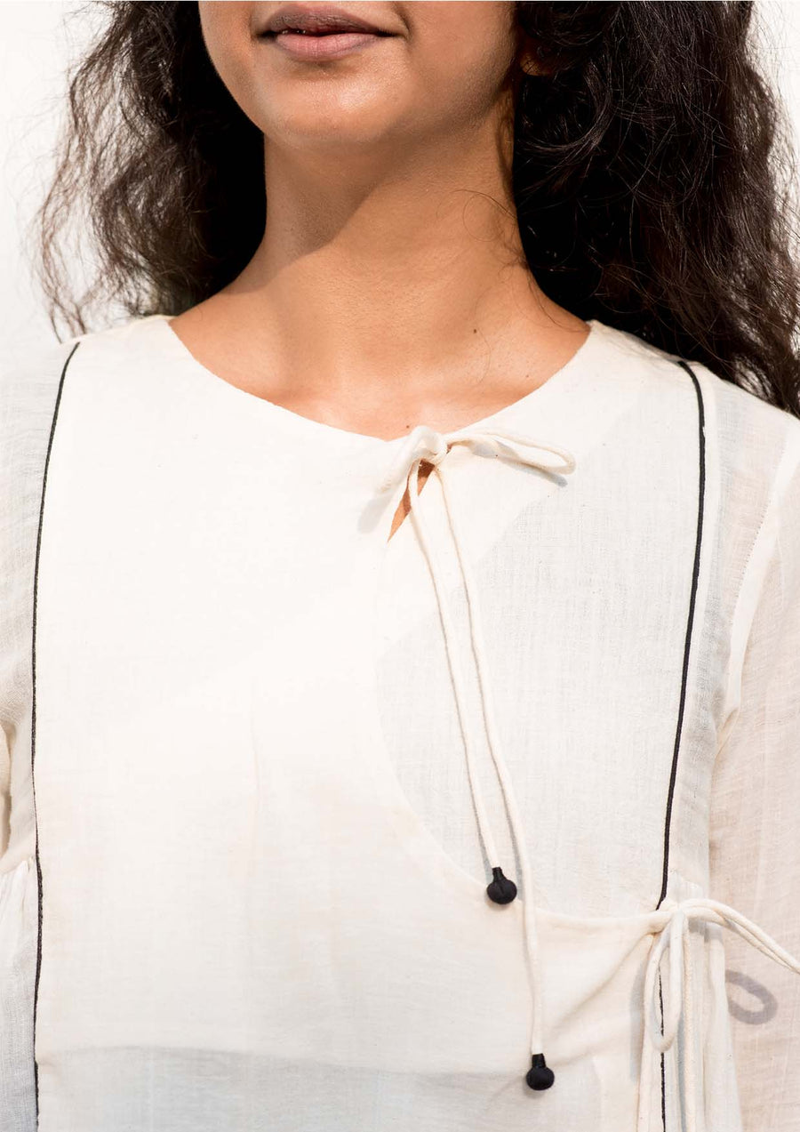 Moni- Handwoven cotton top