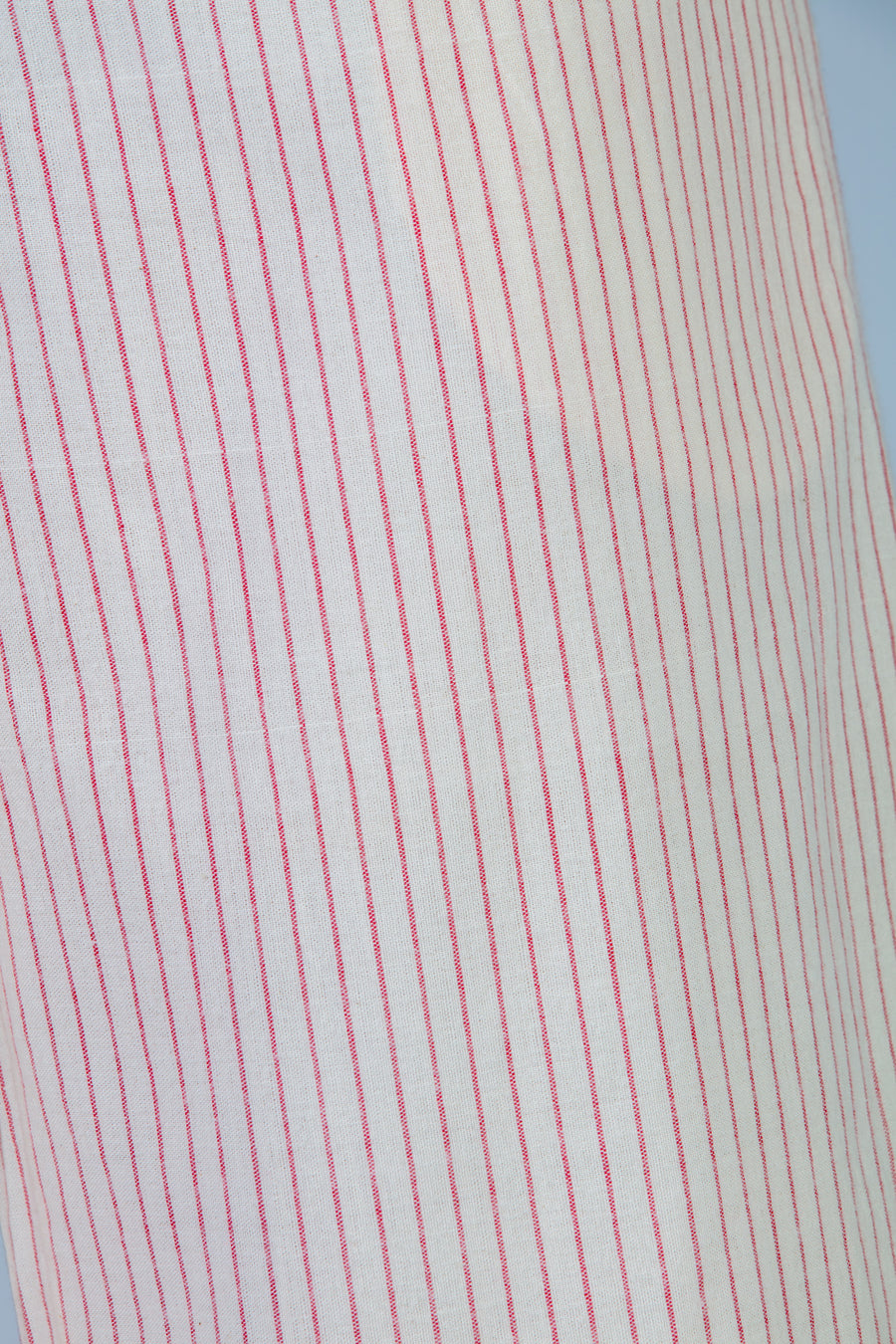 Red striped Organic cotton Pants - NILA - Upasana Design Studio