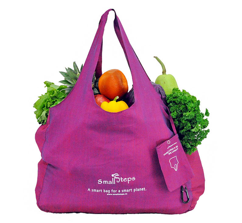 SmallSteps “Classic ” Foldable side Bags (set of 5) - Upasana Design Studio
