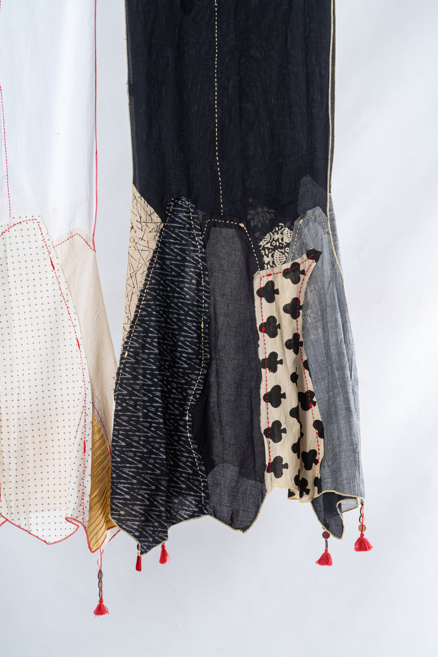 Black Upcycled Stole