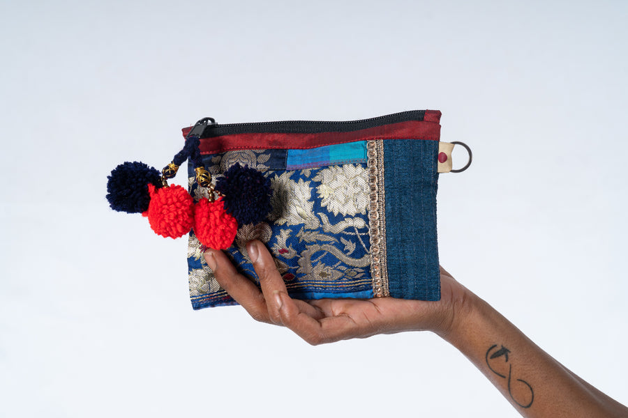 Upcycled Silk Pouch- SMARAN