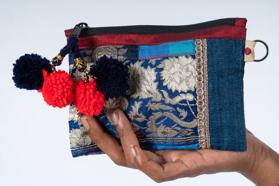Upcycled Silk Pouch- SMARAN